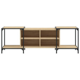 Berkfield Tv Cabinet Sonoma Oak 153X37X50 Cm Engineered Wood - thumbnail 4