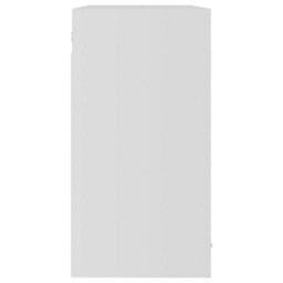 Berkfield Hanging Glass Cabinet White 80X31X60 Cm Engineered Wood - thumbnail 7