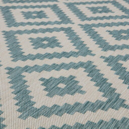 The Rugs Ecology Collection Outdoor Rugs In Aqua  100Aq - thumbnail 3