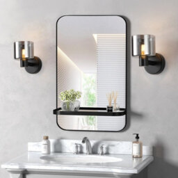 Harper Living Modern Wall Light, Indoor Wall Lamp With Matt Black Finish & Smoked Glass Shade, Wall Sconce Lights - thumbnail 4