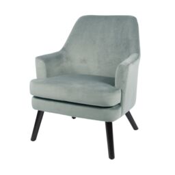 Kenver Green Velvet Effect Relaxer Chair (H)895mm (W)720mm (D)735mm - thumbnail 2