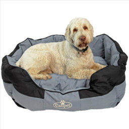 Actiaspet Black/grey Waterproof Dog Bed Xl - thumbnail 2