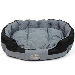 Actiaspet Black/grey Waterproof Dog Bed Xl - thumbnail 1