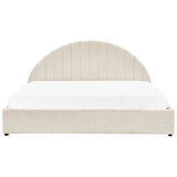 Beliani Ottoman Bed Boucle Chadenet 180 X 200 Cm (Eu Super King) Off-White - thumbnail 7