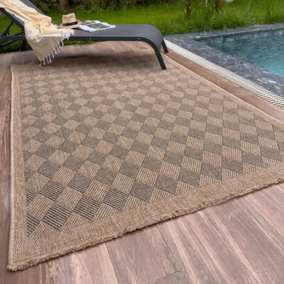 The Rugs Nature Collection Outdoor Rug In Dark Grey 5300Dg - image 1
