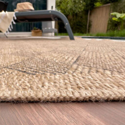 The Rugs Nature Collection Outdoor Rug In Dark Grey 5300Dg - thumbnail 8