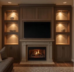 Plug & Play 12 Light Media Wall Led Lighting Kit Wifi & Remote Dimmer Controlled 3000K Warm White Satin Chrome - thumbnail 3