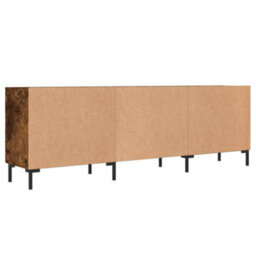 Berkfield Tv Cabinet Smoked Oak 150X30X50 Cm Engineered Wood - thumbnail 8