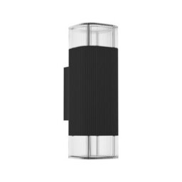 Eglo Castelnuovo Aluminium Ip65 Gu10 Modern Outdoor Wall Light, Black - thumbnail 2