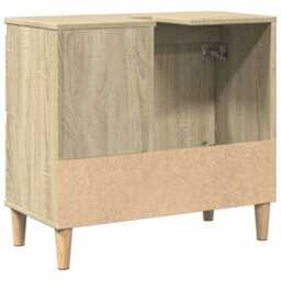 Berkfield Bathroom Cabinet Sonoma Oak 65X33X60 Cm Engineered Wood - thumbnail 6