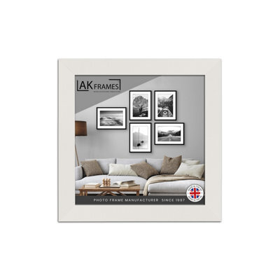 "AK Frames 11X11"" White Poster Frame - Modern Picture Frame For Wall Art, Prints And Photos - Durable And Stylish Display Frame" - image 1