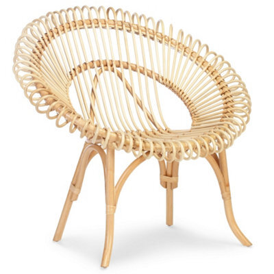 Desser Shanghai Chair Natural Rattan Indoor (H)93Cm X (W)97Cm X (D)82Cm - image 1
