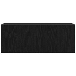 Walplus Tv Cabinets 2 Pcs Black Oak 80 X 30 X 30 Cm Engineered Wood - thumbnail 7