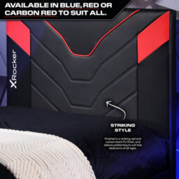 X Rocker Cerberus Twist Single Tv Gaming Bed - Black / Red - thumbnail 6