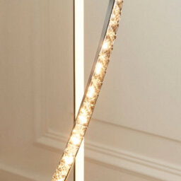Pagazzi Lighting Pagazzi Hyde Matte Black And Crystal Led Floor Lamp - thumbnail 3