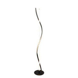 Pagazzi Lighting Pagazzi Hyde Matte Black And Crystal Led Floor Lamp - thumbnail 8