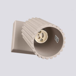 Luminosa Lighting Luminosa Karbon Square Base Single Spotlight Taupe 1X Gu10 - thumbnail 5