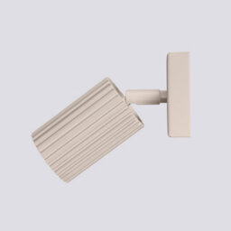Luminosa Lighting Luminosa Karbon Square Base Single Spotlight Taupe 1X Gu10 - thumbnail 4
