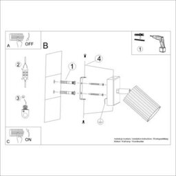 Luminosa Lighting Luminosa Karbon Square Base Single Spotlight Taupe 1X Gu10 - thumbnail 8