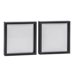 "Nicola Spring 3D Box Photo Frames - 20 X 20"" - Black - Pack Of 2" - thumbnail 1