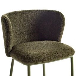 Beliani Set Of 2 Bar Chairs Mina Ii Green - thumbnail 8