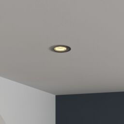 GoodHome Salk Brushed Chrome Nickel Effect Adjustable Led Warm White Downlight 4.8W Ip20 - thumbnail 2