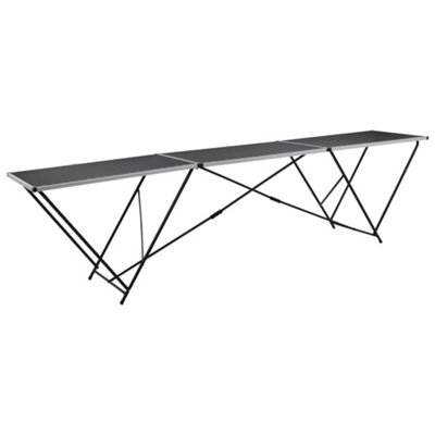 Berkfield Folding Pasting Table Mdf And Aluminium 300X60X78 Cm - image 1