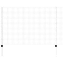 Berkfield Fence Posts Height Adjustable 22 Pcs Grey 160 Cm Steel - thumbnail 3