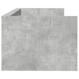 Berkfield Daybed With Drawers Without Mattress Concrete Grey 75X190 Cm Small Single - thumbnail 5