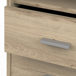 FurniComp LTD Furnicomp Arielle 1 Door 3 Drawer Large Oak Office Desk - thumbnail 5