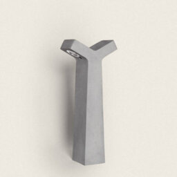 Edit Quiral 700 Led Outdoor Bollard Light Stone Grey - thumbnail 2