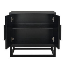 MMT Funiture Designs mmt Fluted 2-Door Storage Cabinet, Adjustable Shelf, Steel Legs, 60Cm L X40 Cm H - thumbnail 5