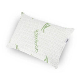 Luff Bamboo Pillow Hollowfibre Soft Support Hypoallergenic Breathable Bamboo Cover Antibacterial Comfortable Sleep - thumbnail 5