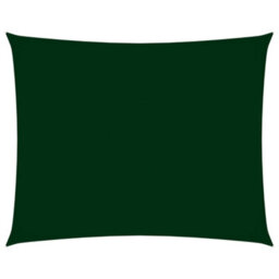 Berkfield Sunshade Sail Oxford Fabric Rectangular 3X4 M Dark Green - thumbnail 1