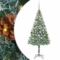 Vidaxl Artificial Christmas Tree With Stand Green 180 Cm Pvc And Steel - thumbnail 2