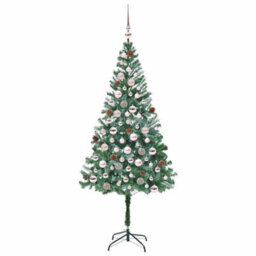 Vidaxl Artificial Christmas Tree With Stand Green 180 Cm Pvc And Steel - thumbnail 4