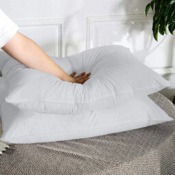 Ameha Pillowcase Pair Silver Microfiber Pillowcase-Soft Envelope Closure Pillowcase, Machine Washable Bedding Pillow Cover 50X75Cm - thumbnail 7