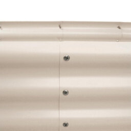 Harbour Housewares Raised Garden Beds - 2X Ivory Rounded Bottomless Metal Raised Galvanised Steel Planter Box 120 X 60Cm - thumbnail 4