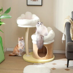 Costway 83Cm Cat Tree Indoor Cat Tower With Condo & Sisal Scratching Post - thumbnail 3