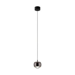 Luminosa Lighting Luminosa Conga Slim Pendant Ceiling Light Black Chrome Led 13W 922Lm 3000K - thumbnail 1