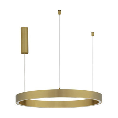 Luminosa Lighting Luminosa Sting 80Cm Integrated Led Pendant Ceiling Light Brass Gold Triac Dimmable Led 50W 2968Lm 3000K - image 1