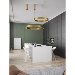 Luminosa Lighting Luminosa Sting 80Cm Integrated Led Pendant Ceiling Light Brass Gold Triac Dimmable Led 50W 2968Lm 3000K - thumbnail 2