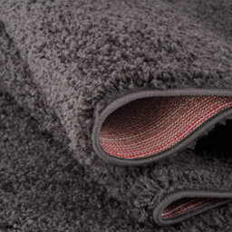 The Rugs Dark Grey Soft Plain Design Fluffy Shaggy Rugs And Runners High Pile Living Room Kitchen Hallway 380 - thumbnail 3