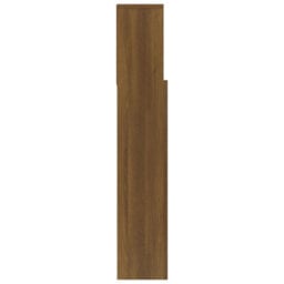 Vidaxl Headboard Cabinet Brown Oak 120X19X103.5 Cm Headboard Cabinets - thumbnail 6
