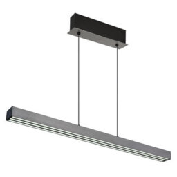 Luminosa Lighting Luminosa Ethan Bar Pendant Ceiling Light Grey Dark Led Dimmable 2700-6000K Touch Dimmer - thumbnail 5