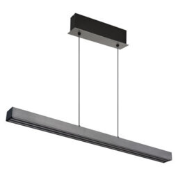 Luminosa Lighting Luminosa Ethan Bar Pendant Ceiling Light Grey Dark Led Dimmable 2700-6000K Touch Dimmer - thumbnail 2