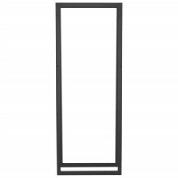 Walplus Firewood Rack Matt Black 50X28X132 Cm Steel - thumbnail 3