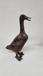 Vintage Style Copper Antique Aluminium Duck Ornament Indoor Or Outdoor Decor (Single, 40Cm) - thumbnail 6