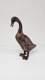 Vintage Style Copper Antique Aluminium Duck Ornament Indoor Or Outdoor Decor (Single, 40Cm) - thumbnail 3