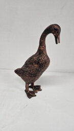 Vintage Style Copper Antique Aluminium Duck Ornament Indoor Or Outdoor Decor (Single, 40Cm) - thumbnail 4